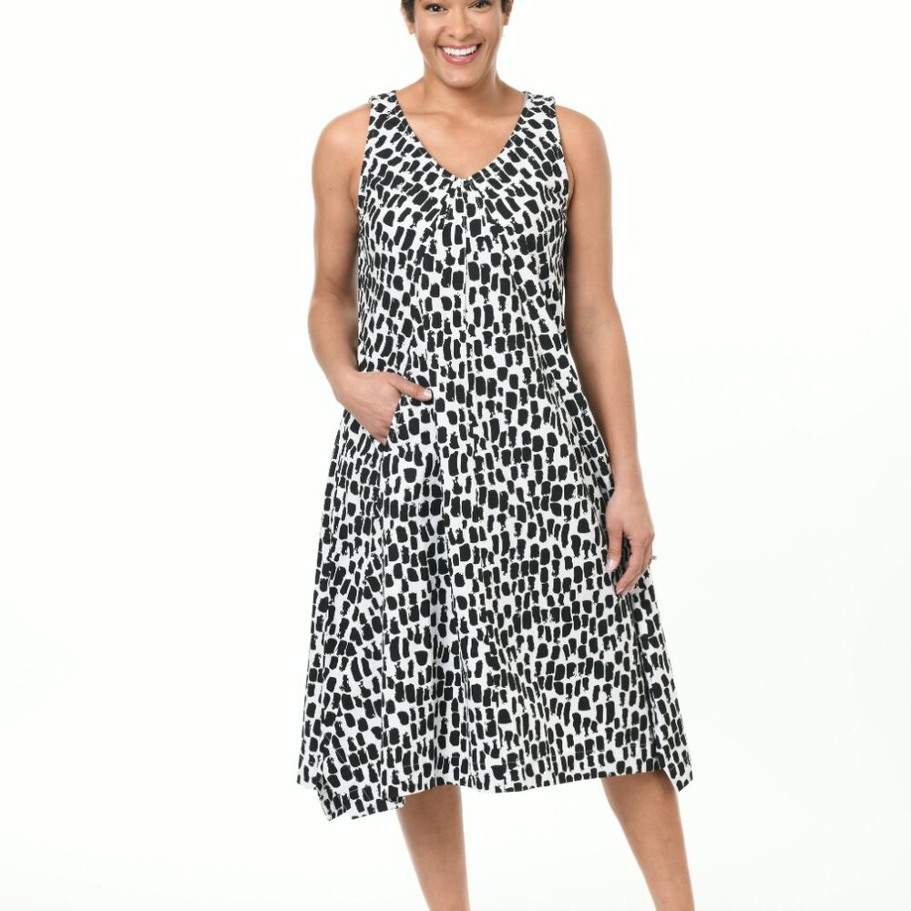 Folly Dress - Meko Print By Tulip Clothing NWT
